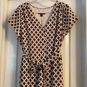 Danillo Boutique woman Elegant Geometric Print Dress size 16W